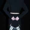 Sac "Kiss Me" en cuir façon poulain imprimé zèbre