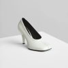 SOFT PUMP 90 | white patent leather