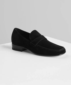 MAN'S LOAFER | black suede leather