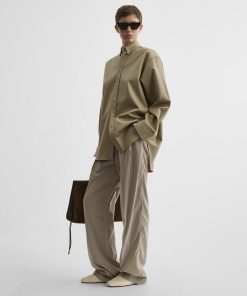CHINO TROUSERS | trench poly-cotton