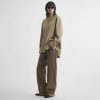 BUTTON COLLAR SHIRT | trench cotton