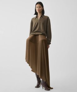 SCULPTURAL SKIRT | toffee jersey