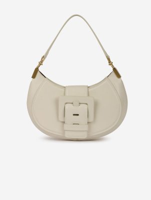 Sac "Kiss Me" en cuir ivoire