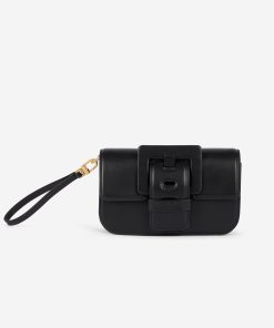 Petit sac "Like Me" en cuir noir