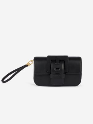 Petit sac "Like Me" en cuir noir